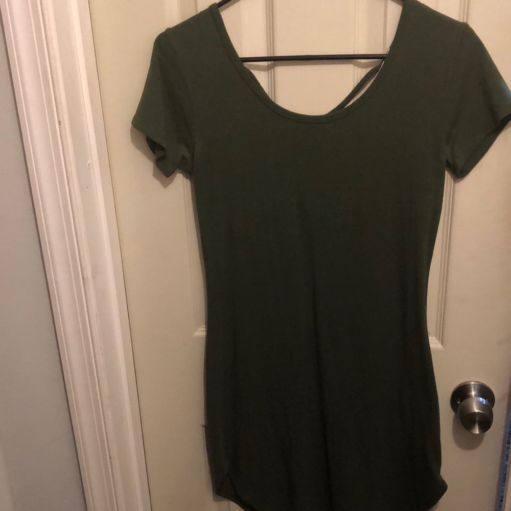 Olive Green Bodycon Dress